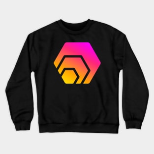 HEX Crypto Hexagon Logo Crewneck Sweatshirt